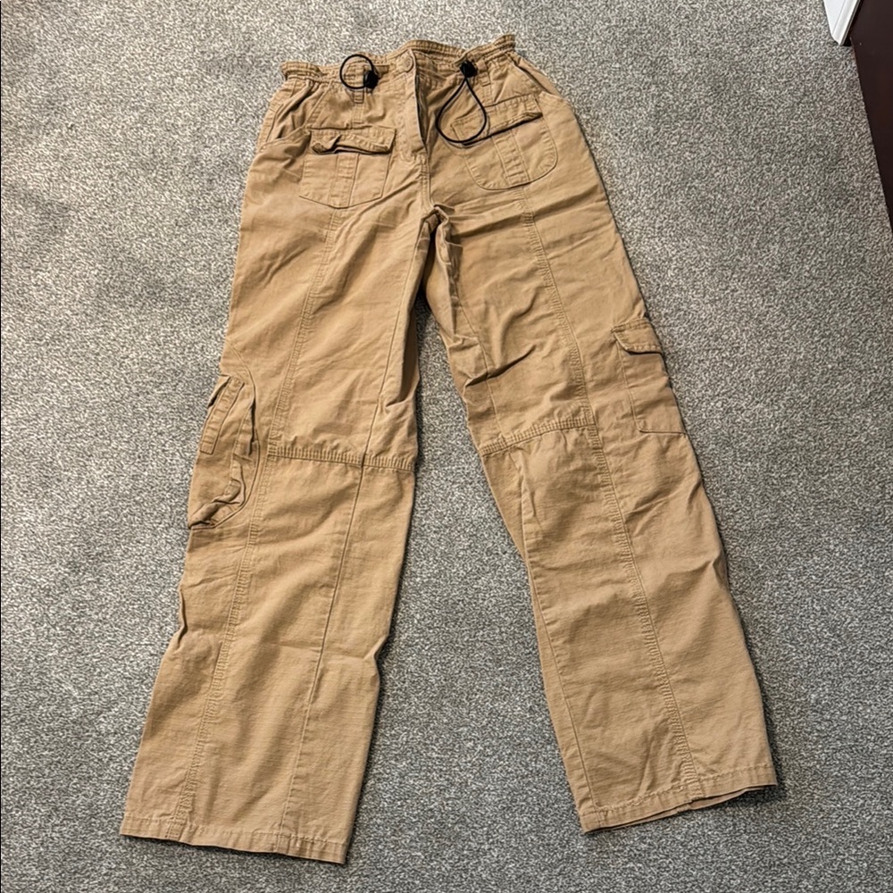 brandy melville tan cargo pants